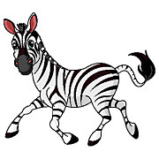 Detský obraz Zebra zs5235